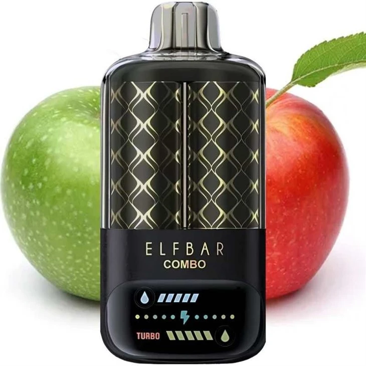 Green_Apple_Double_Apple_ELFBAR Combo 25000