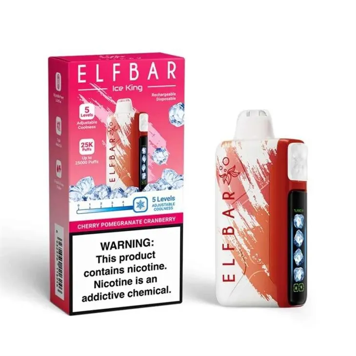 IK_Cherry_Pomegranate_Cranberry_ELFBAR ICE KING 30K