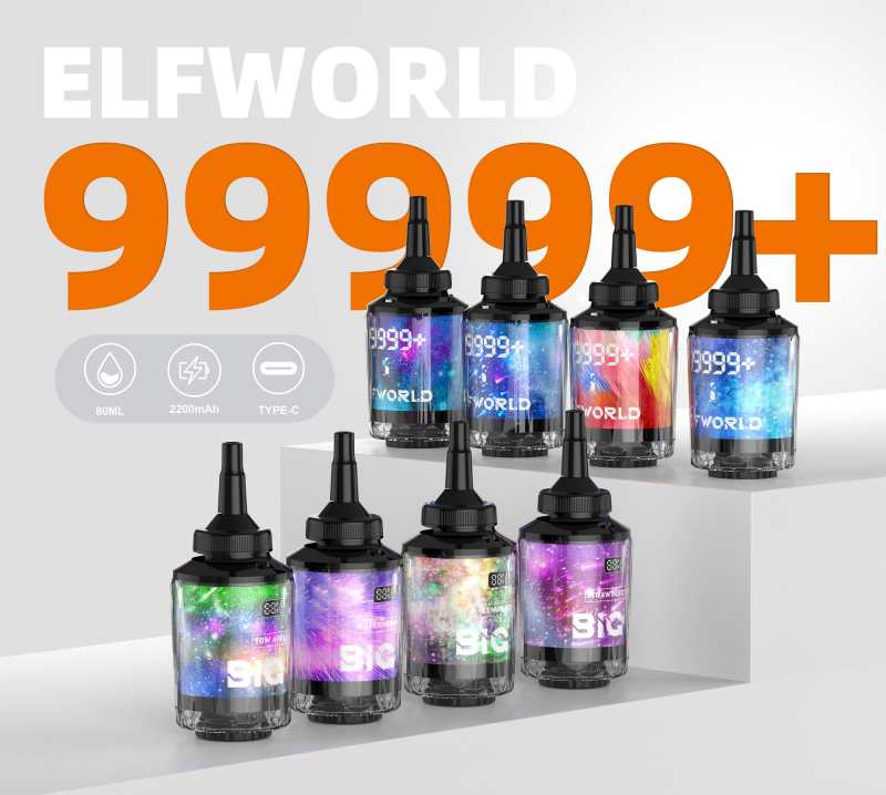 ELFWORLD DOUBLE MOUTHED GIANT HOOKAH 99999 Puffs ELFWORLD DOUBLE MOUTHED GIANT HOOKAH 99999 Puffs