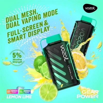 ما هي المدة التي يمكن استخدامها Vozol Gear Power 20000؟