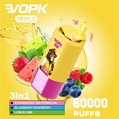 Vopk Triple 60000 Puffs أفضل ثلاث نكهة تجربة vape