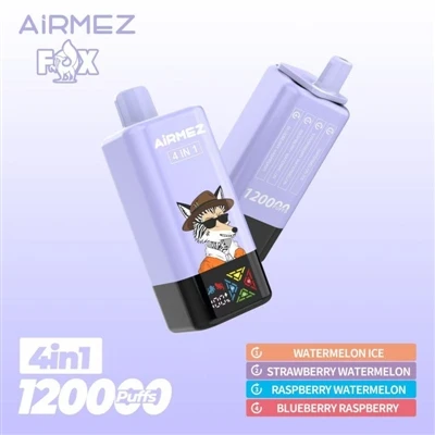 Airmez Fox 120000، حاليًا أكبر منتج PUFFS في المستودع الأوروبي