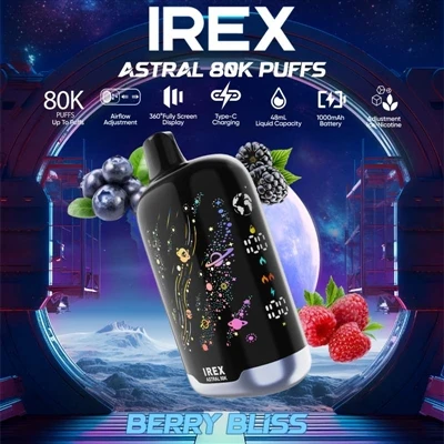 IREX Astral 80K – سيجارة إلكترونية رائدة يمكن التخلص منها -بسعة عالية وأداء ق...