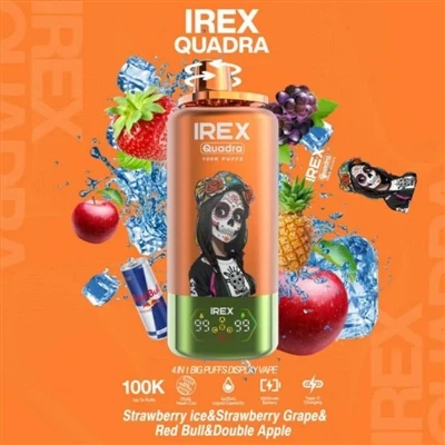 IREX 100K 4-في-1 سيجارة إلكترونية يمكن التخلص منها - رائدة متعددة الوظائف، تق...