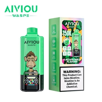 WASPE Aiviou 6 في 1 150K Puffs يمكن التخلص منها - سعة - عالية، متعددة-سيجارة ...