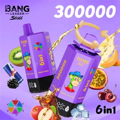 Bang Leader 300000: الشكل الكامل للجيل القادم من السجائر الإلكترونية التي تست...