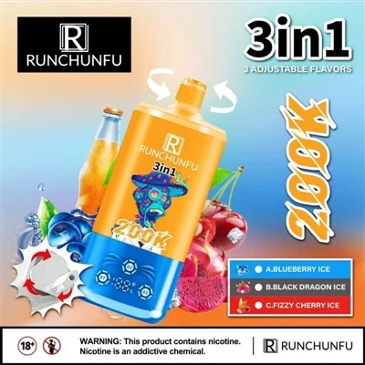 نفث Runchunfu 200K: استكشاف جديد في بنية وتجربة المستخدم للسجائر الإلكترونية ...