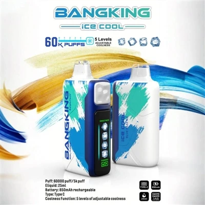 BANGKING ICE King COOL 60K: استكشاف تجربة جديدة تمامًا في السجائر الإلكترونية...
