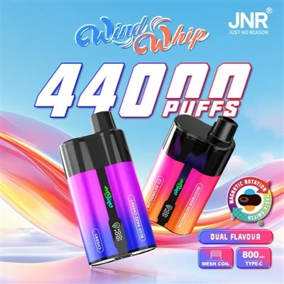 JNR WindWhip 44000: الاختيار الأمثل للسجائر الإلكترونية عالية السعة-2-في 1 ال...