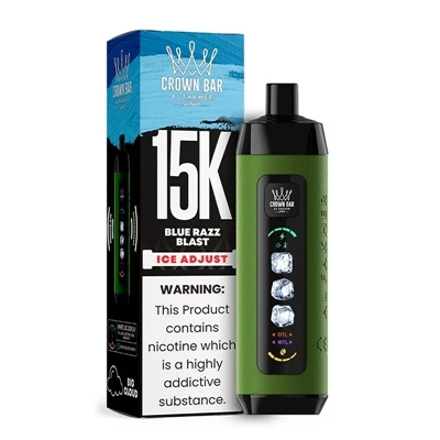 AL Fakher Crown Bar Ice Adjust 15K: خيار ممتاز للسجائر الإلكترونية -الباردة ا...