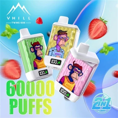 Vhill Twins 60000: تجربة جديدة تمامًا في مجال -السجائر الإلكترونية ذات الحجم ...
