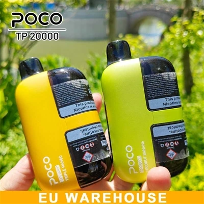 POCO TP20000: خيار السجائر الإلكترونية -الاستعمال لمرة واحدة والذي يجسد الاست...
