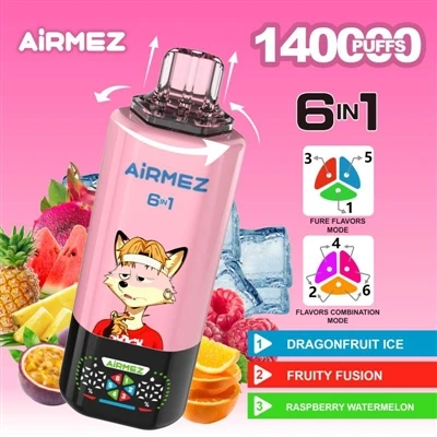 Airmez Fox 140000: الدخول في عصر جديد من الـvape القابل للتصرف