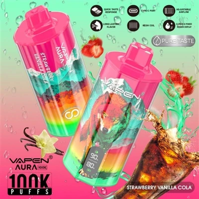 VAPEN AURA 100K PUFFS – الأداة المثالية للشباب