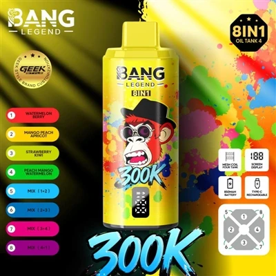 Bang Legend 300K: معيار لعصر جديد من السجائر الإلكترونية