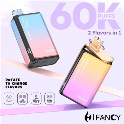 HIFANCY TWINS MAX 60K — انفجار مزدوج النكهة، مغامرة التذوق الخاصة بك تبدأ هنا