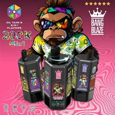 BANG BLAZE 6in1 200K: عصا واحدة في اليد، ست نكهات في واحدة، أنت تعرف ما أعنيه!