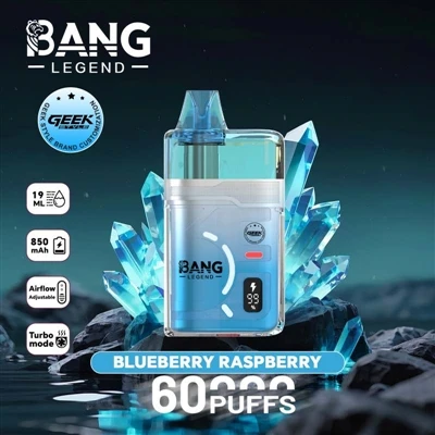BANG LEGEND 60000: أسطورة جديدة لحياة السجائر الإلكترونية الخاصة بك