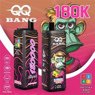 QQ BANG 4in1 180K: عصا واحدة لأربع نكهات، مما يجعل يومك ممتعًا!