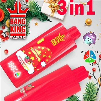BANG KING Triple 100K: ثلاث عبوات من النكهة، رفيق يدوم طويلاً لـ 100 ألف قضمة