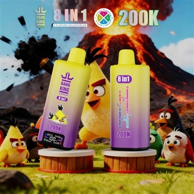 BANG KING VAPEN 8IN1 200K: تجربة السجائر الإلكترونية الجديدة للشباب العصري