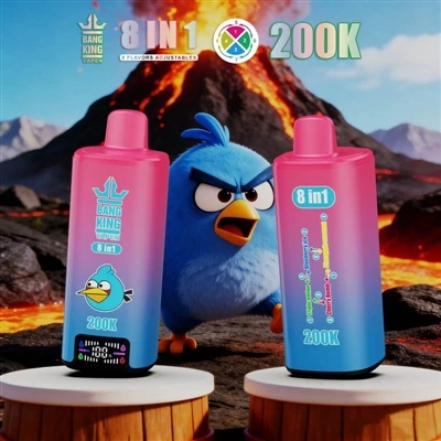 BANG KING VAPEN 8IN1 200K: ثورة السجائر الإلكترونية العصرية للشباب