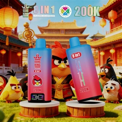 BANG KING VAPEN 200K 8IN1: تجربة السجائر الإلكترونية المثالية مع نكهات متعددة...