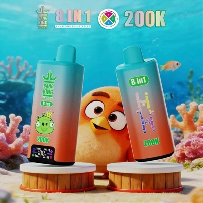 BANG KING VAPEN 200K 8IN1: تجربة السجائر الإلكترونية المثالية مع نكهات متعددة...