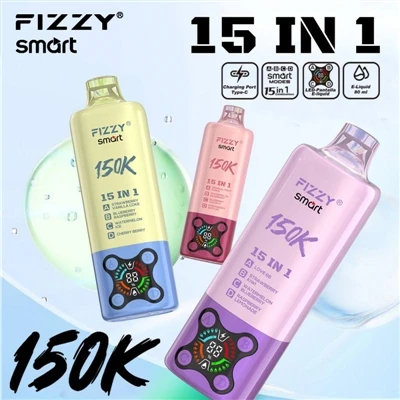 FIZZY SMART 15 IN 1 150K: سيجارة واحدة، 15 نوعًا من السعادة