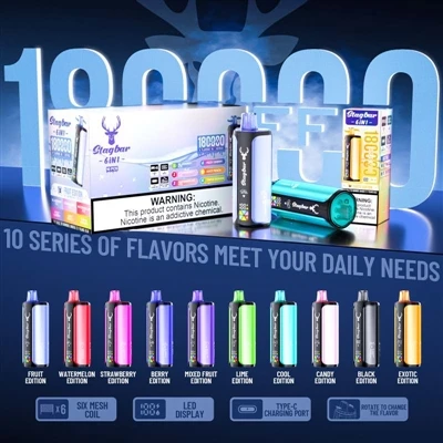Stag Bar 6in1 180K Puffs: جهاز لا يحب أن يتم العبث به، ولكنه جيد جدًا في 