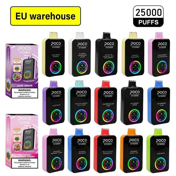 Poco-Vape-Puffs-Disposable-Vape-25000-Puffs-25K-EU-Warehouse-Poco-Sv25000-Electronic-Cigarette-Vape-Pen-Rechargeable-30ml-15-Flaovrs_POCO SV 25000