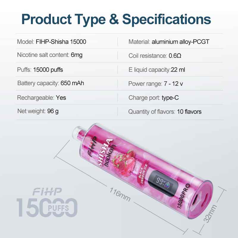 FIHP Shisha Hookah 15000pro FIHP Shisha Hookah 15000pro