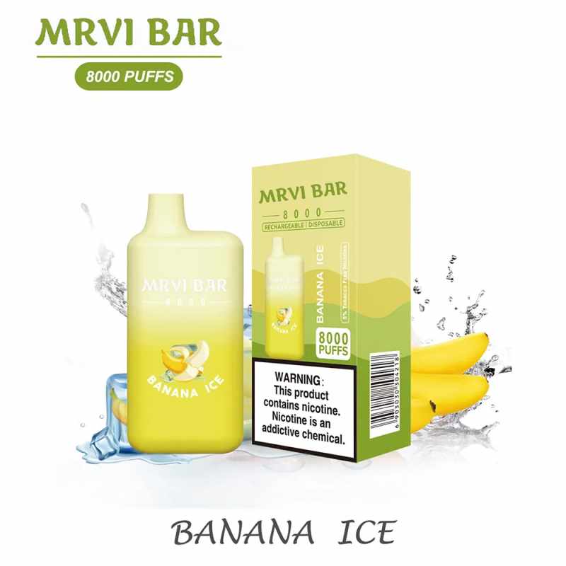 Hot-Sell-Mrvi-Bar-8000-Puffs-Type-C-Chragering-Refillable-Disposable-E-Vape