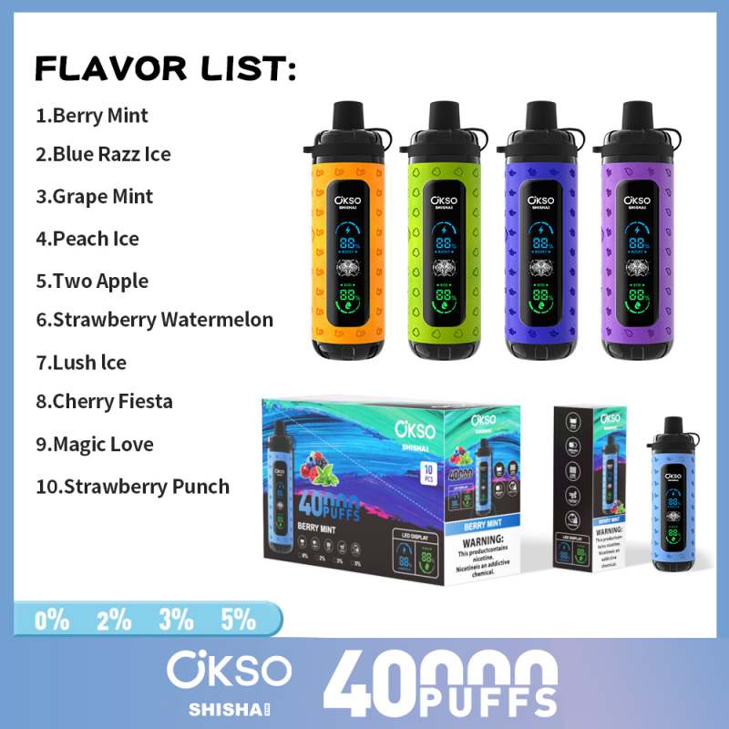 OKSO Shisha Max 40k 12 OKSO Shisha Max 40k 12