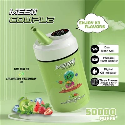 mesii زوجين 50000 نفخة 2 في 1 نكهة مزدوجة