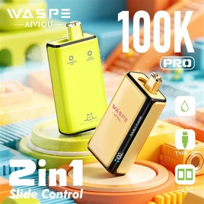Waspe نكهة مزدوجة 100K برو 2 في 1