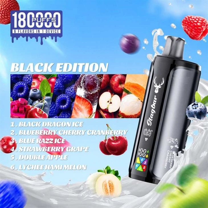 Stag Bar 6in1 180K Puff high quality