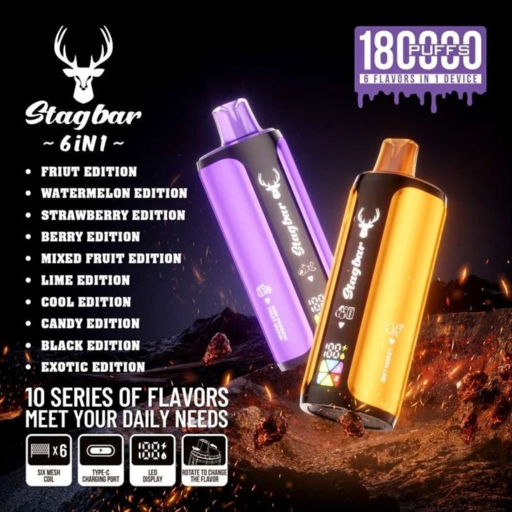 StagBar 180K Puff 6in1 suppliers