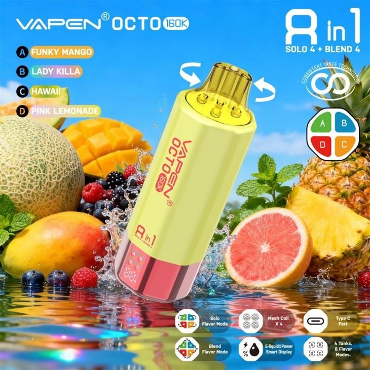 Vapen Octo 160K Puffs 8in1 high quality Vapen Octo 160K Puffs 8in1 high quality