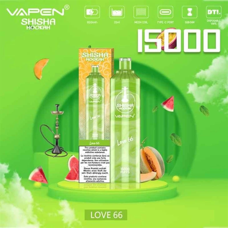 VAPEN SHISHA HOOKAH 15000 20