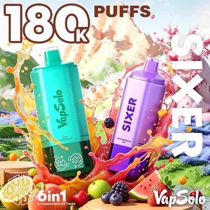 Vapsolo Sixer 180000 Puffs manufacturers
