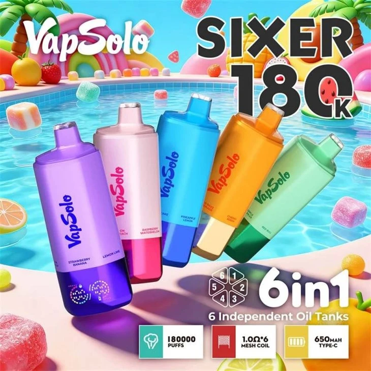 Vapsolo Sixer 180000 Puffs manufacturers