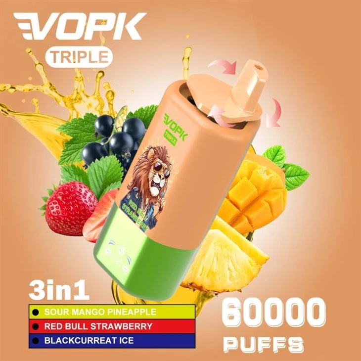 Vopk triple 60K Puffs 5 Vopk triple 60K Puffs 5